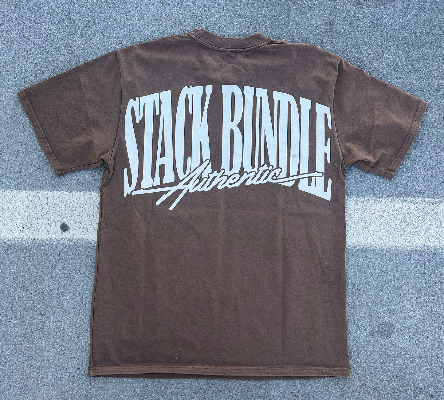 “Bubble Gum” Tee (Brown)